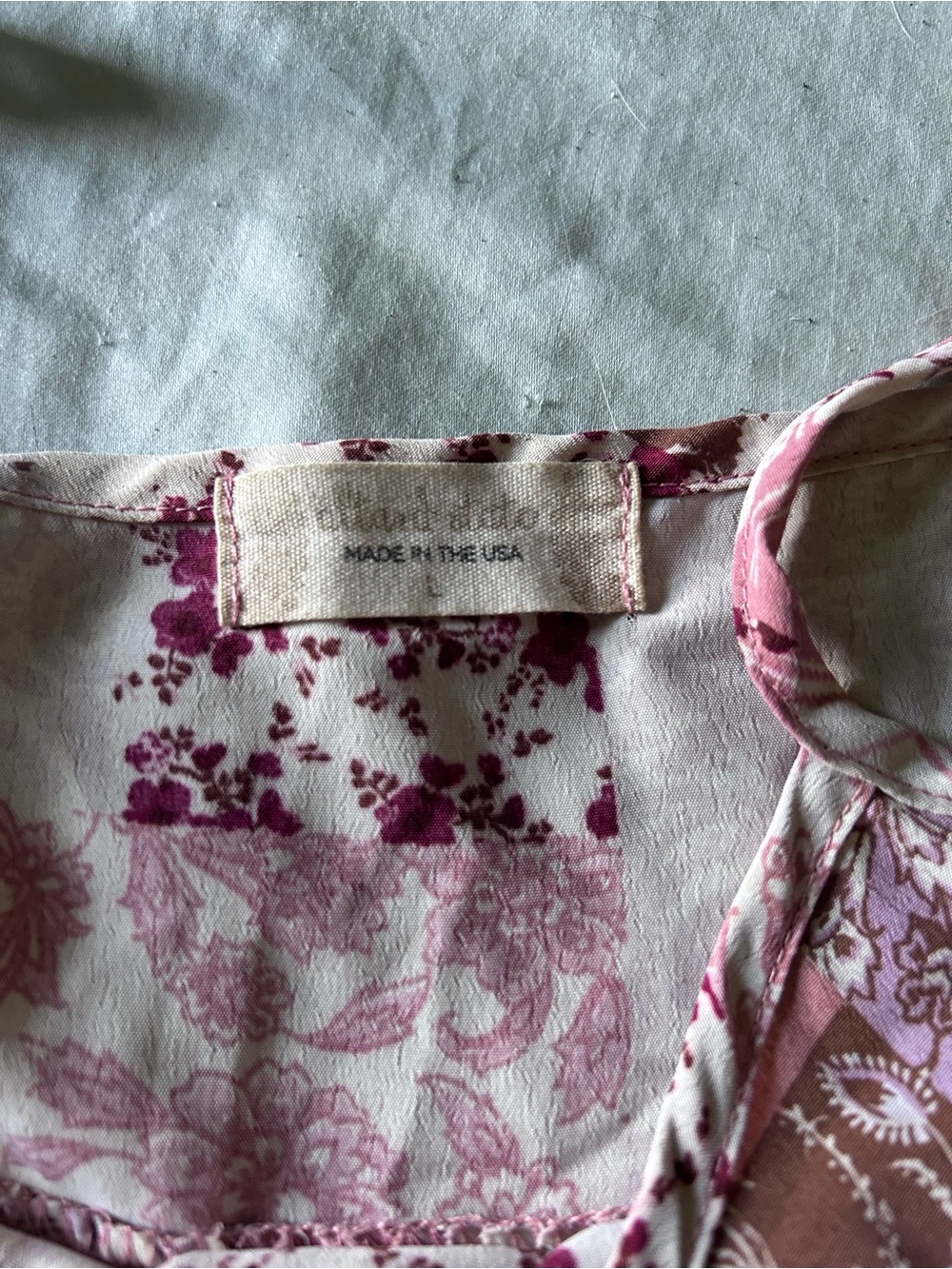Altar'd State Pink Patchwork Ruffle Cami - Picture 3 of 3
